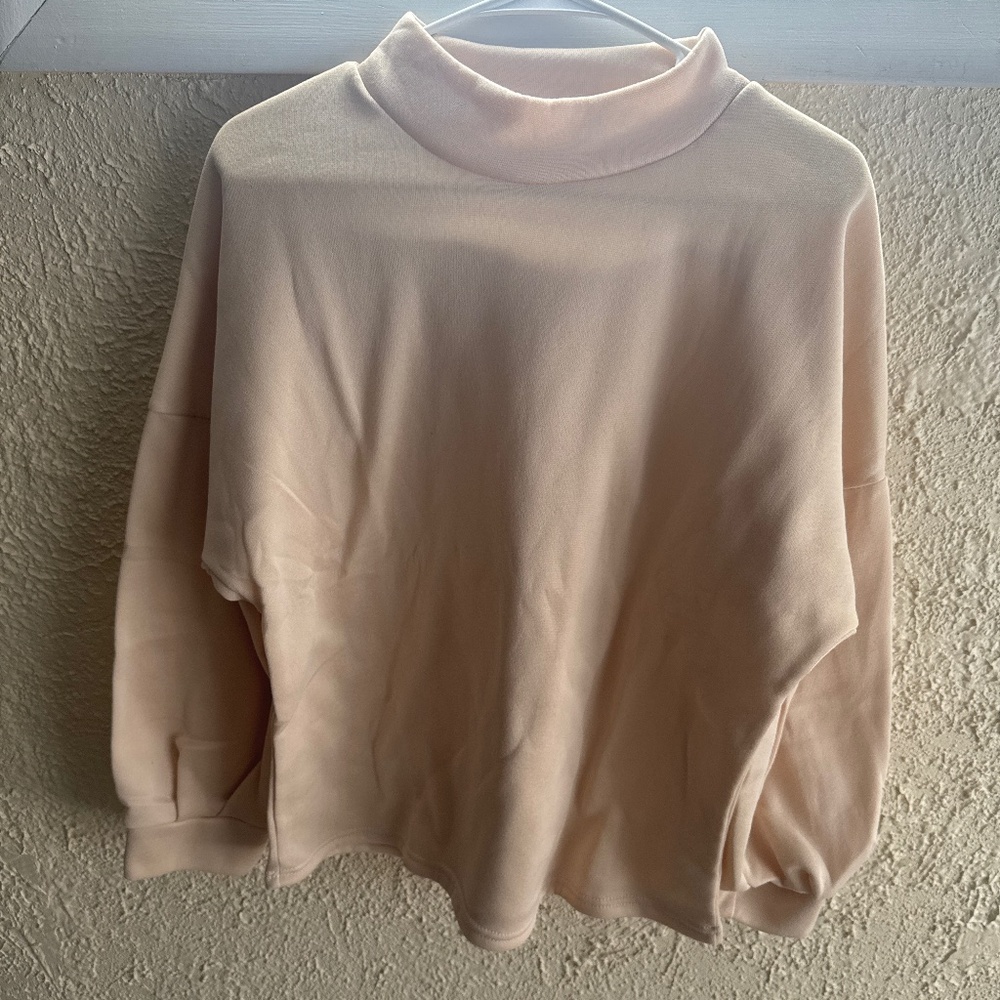 Turtleneck sweatshirt